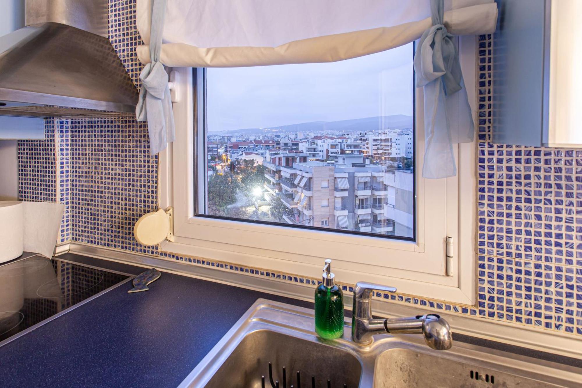 Celestial Garden-Thessaloniki'S Modern, Eclectic Penthouse With An Amazing View And Veranda 외부 사진